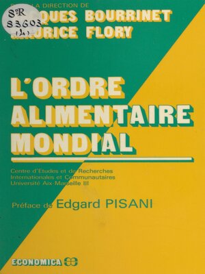 cover image of L'ordre alimentaire mondial